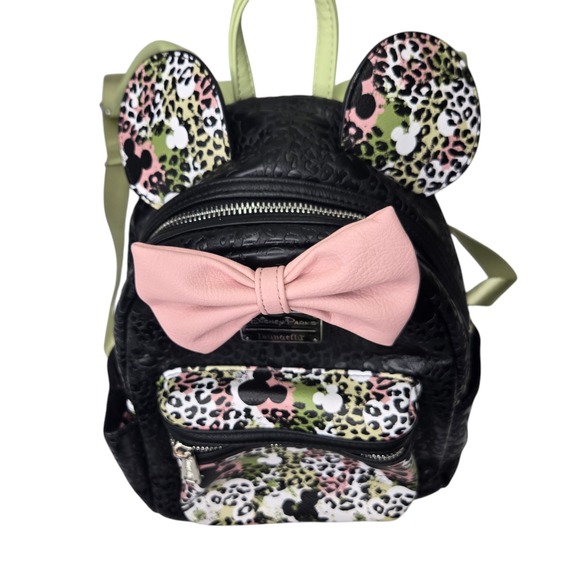 Loungefly Handbags - Disney Parks Loungefly Animal Kingdom Camouflage Minnie Mini Backpack w/ ears